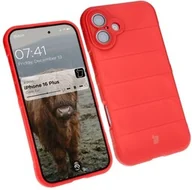 Etui i futerały do telefonów - Bizon Pancerne etui Case Tur do iPhone 16 Plus, czerwone - miniaturka - grafika 1