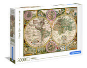 Puzzle - Clementoni Puzzle Old Map 3000 - miniaturka - grafika 1