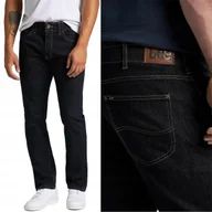 Spodnie męskie - Lee SLIM FIT Extreme Motion MVP Rinse DOPASOWANE WYGODNE GRANATOWE W32 L30 - miniaturka - grafika 1