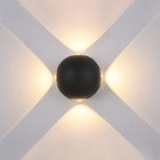 Lampy ogrodowe - Italux Kinkiet Trivento PL-307B - miniaturka - grafika 1