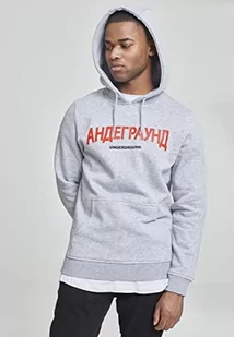 Mister Tee (MISUQ) Mister Tee (misuq) męski Underground bluza z kapturem Hoodie, szary, l MT624 - Bluzy męskie - miniaturka - grafika 1