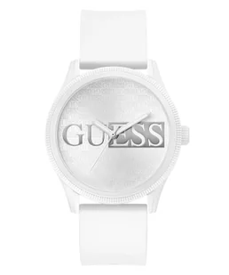 Zegarek Guess Reputation zegarek męski na pasku biały GW0780G1 - Zegarki męskie - miniaturka - grafika 1