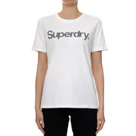 Koszulki i topy damskie - Koszulka damska Superdry Logo klasyczna -L - miniaturka - grafika 1