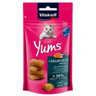 Przysmaki dla kotów - Vitakraft VITAKRAFT CAT YUMS ŁOSOŚ 40g przysmak d/kota - miniaturka - grafika 1