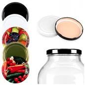 Pojemniki kuchenne - ZAKRĘTKI fi100 mm zakrętka nakrętki wieczka na słoiki WIECZKO DO SŁOIKA 10x - miniaturka - grafika 1