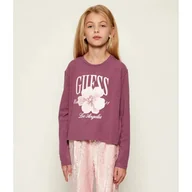 Bluzki dla dziewczynek - Guess Bluzka Regular Fit - miniaturka - grafika 1
