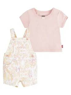 Levi's Kids 2-częściowy zestaw w kolorze jasnoróżowo-beżowym - Kaftaniki dla niemowląt - miniaturka - grafika 1