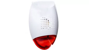 Sygnalizator optyczno-akustyczny, zewnętrzny, z czerwonym światłem LED SP-500 R - Akcesoria do alarmów - miniaturka - grafika 1