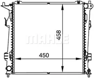 Układ chłodzenia - akcesoria - Chłodnica, układ chłodzenia silnika Mahle CR 1367 000P - miniaturka - grafika 1