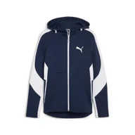Bluzy sportowe męskie - Bluza Sportowa Męska Puma Evostripe Fz Dk - miniaturka - grafika 1