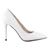 Czółenka - Goodin Modne Szpilki białe - miniaturka - grafika 1