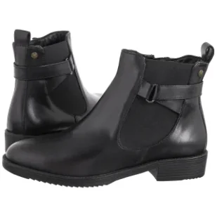 Botki Czarne P2132-01/00-9 (MA1433-a) Maciejka - Botki damskie - miniaturka - grafika 1