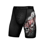 Spodnie sportowe męskie - Octagon Spodenki Kompresyjne Vale Tudo The Rules - miniaturka - grafika 1