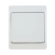 Wyłączniki światła i elektryczne - LEDart pojedynczy schodowy natynkowy IP44 biały 0331-02 Hermes Elektro-Plast - miniaturka - grafika 1