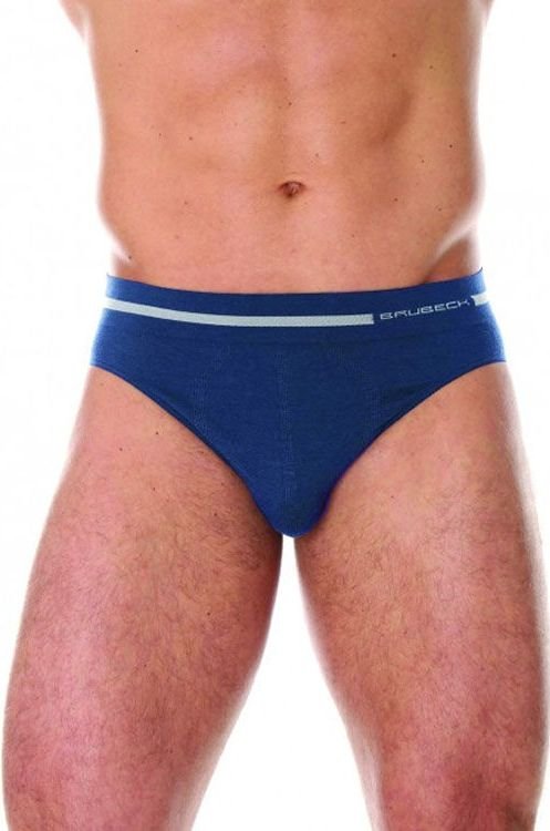 Brubeck Slipy męskie COMFORT WOOL BE10050 ciemny jeans r. S