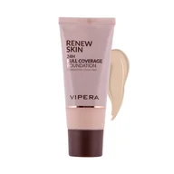 Podkłady do twarzy - Vipera, Fluidy Renew Skin dla Cery Tłustej i Mieszanej, w tubie z wizjerem Koloru #08 alabaster - miniaturka - grafika 1
