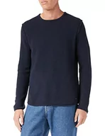 Swetry męskie - ONLY & SONS sweter męski, granatowy, XL - miniaturka - grafika 1