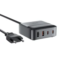 Ładowarki do telefonów - Ładowarka sieciowa stacja zasilania biurkowa Z6 GaN 2x USB-A 2x USB-C PD 65W - czarna ACEFAST - miniaturka - grafika 1