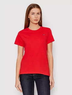 Koszulki i topy damskie - Levi's T-Shirt The Perfect Tee 39185-0100 Czerwony Regular Fit - grafika 1