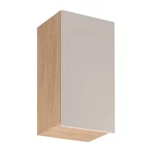 Szafki kuchenne - Szafka kuchenna wisząca Acari 40 cm wys. 72 cm kolor beżowy/dąb - miniaturka - grafika 1