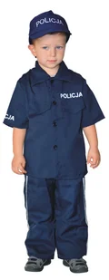 Strój dziecięcy - Policjant lux - rozmiar M - Stroje karnawałowe - miniaturka - grafika 1