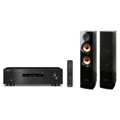 Zestawy stereo - Yamaha RS202D + Pure Acoustics Nova 6 Czarny RS202D BL+5.0 PURE A - miniaturka - grafika 1