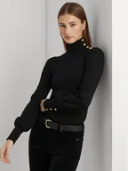 Swetry damskie - Lauren Ralph Lauren Golf 200882214001 Czarny Slim Fit - miniaturka - grafika 1