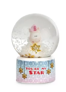 Nici, Kula śnieżna Jednorożec Theodor 6,5 cm - Figurki dla dzieci - miniaturka - grafika 1