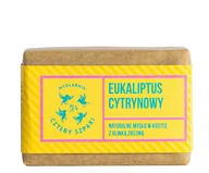 Mydła - Mydlarnia Cztery Szpaki - Eukaliptus Cytrynowy Naturalne Mydło w kostce 110 g - miniaturka - grafika 1