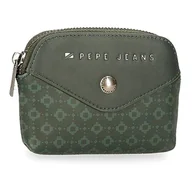 Portfele - Pepe Jeans Bethany Portfel Zielony 12x8x2 cms Skóra syntetyczna, Zielony, Talla única, portmonetka - miniaturka - grafika 1