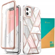 Etui i futerały do telefonów - Supcase OUTLET: Etui pancerne i-Blason Cosmo iPhone 11, marmurowe różowe - miniaturka - grafika 1