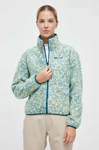 Marmot bluza sportowa Aros kolor niebieski wzorzysta - Bluzy damskie - miniaturka - grafika 1