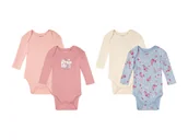 Body dla niemowląt - lupilu® Body niemowlęce z biobawełny, 2 sztuki - miniaturka - grafika 1
