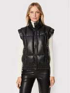 Kamizelki damskie - Guess Bezrękawnik Anne W2YN12 WE480 Czarny Regular Fit - miniaturka - grafika 1