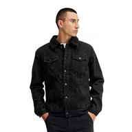 Kurtki męskie - Blend Męska kurtka dżinsowa Outerwear, 200297/Denim Black, L - miniaturka - grafika 1