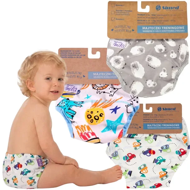 MAJTKI TRENINGOWE nauka nocnikowania dla Chłopca Chłopaka roz. 14 - 17 kg