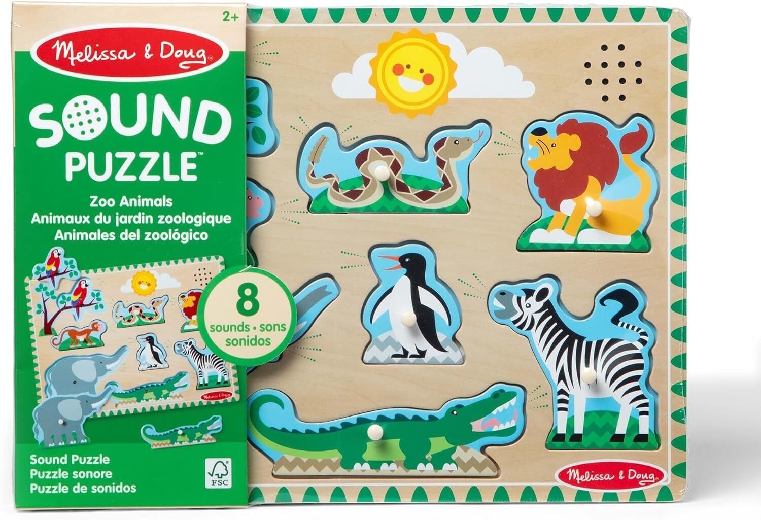 Melissa & Doug Playset Zoo Animal Sound Puzzle 6074882