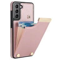 Etui i futerały do telefonów - Dla Samsung Galaxy S21 FE 5G Etui na telefon komórkowy Odporny na upadki pokrowiec na kartę z dekoracją sprzętową Różowe złoto Rose Gold - miniaturka - grafika 1