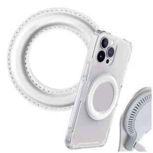 Blaszka magnetyczna Alogy Uniwersalna Nakładka Pierścień Uchwyt do MagSafe Magnetic Ring White - Pozostałe akcesoria do telefonów - miniaturka - grafika 11