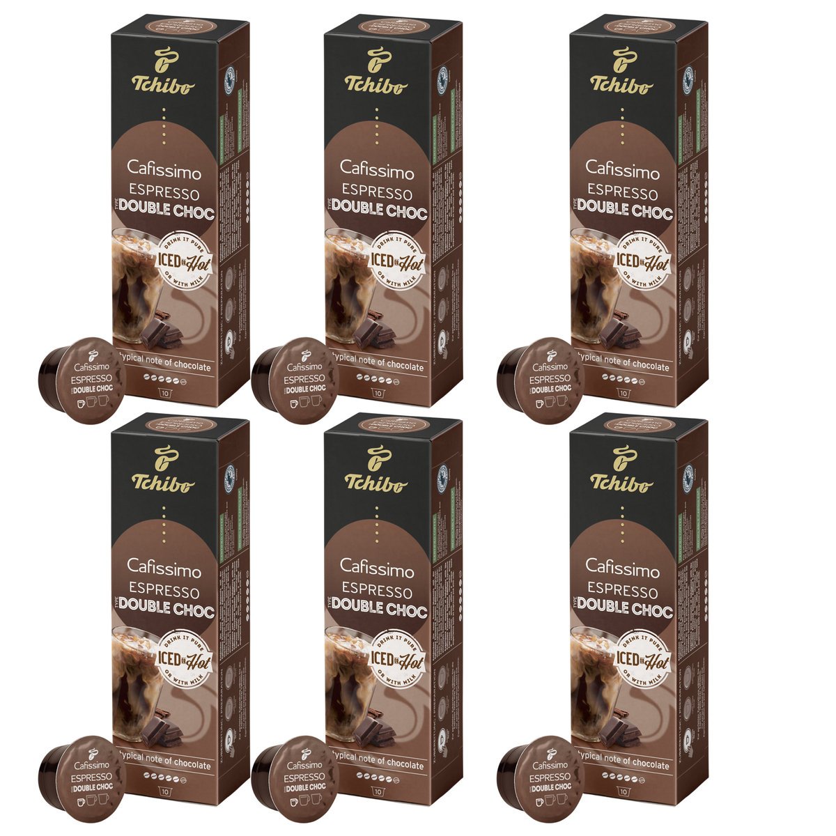 Tchibo, kawa kapsułki Cafissimo Espresso Double Chocolate, 60 kapsułek