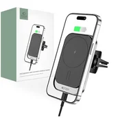 Uchwyty samochodowe do telefonów - TECH-PROTECT Uchwyt na telefon TECH-PROTECT CW19 Czarny - miniaturka - grafika 1