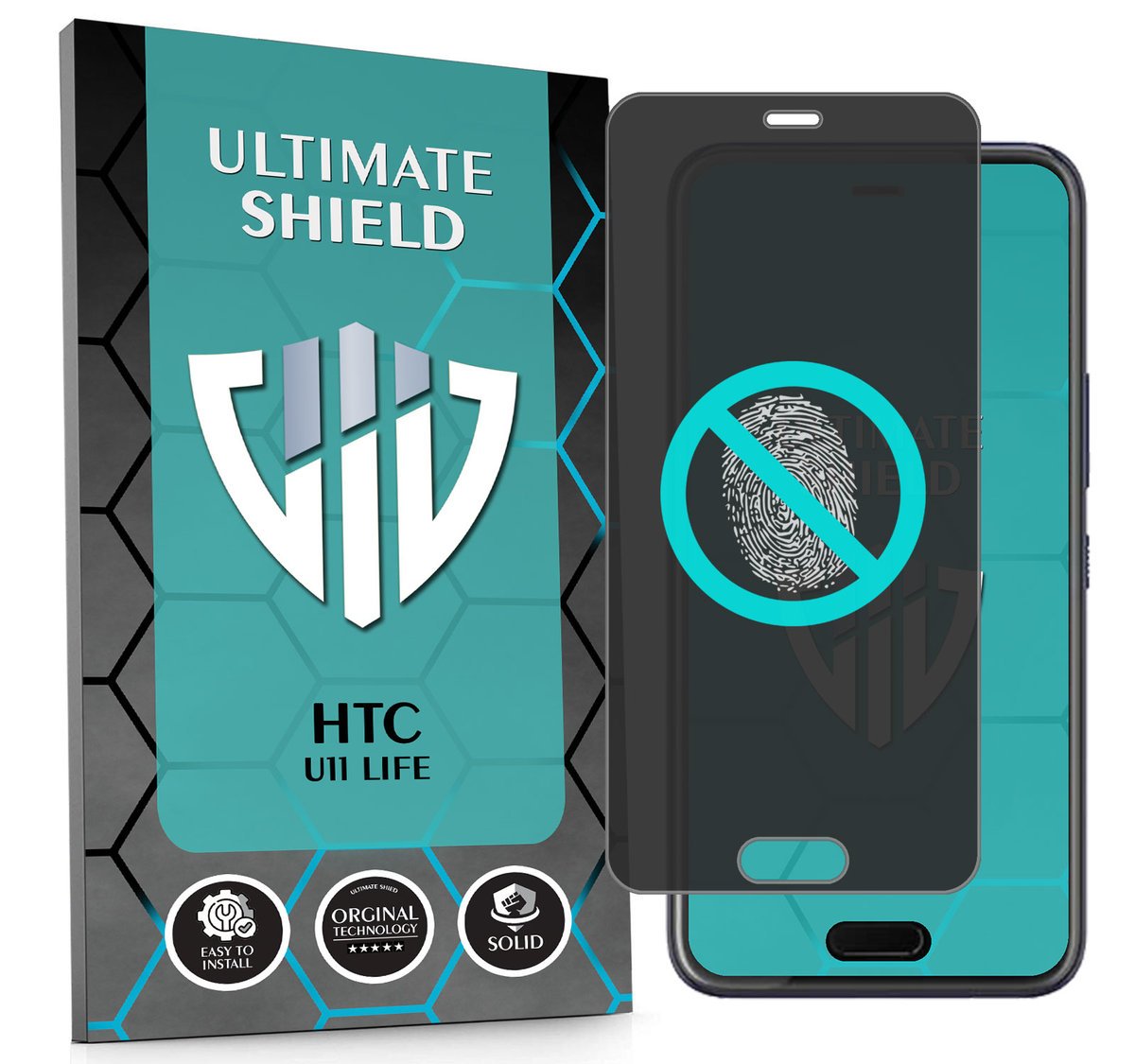 NAJLEPSZE SZKŁO 5D PEŁNE DO HTC U11 LIFE SZKIEŁKO NIETŁUKĄCE ORYGINAŁ