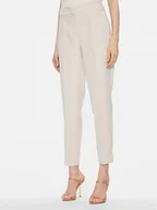 Spodnie sportowe damskie - ONLY Chinosy Veronica 15291514 Beżowy Slim Fit - miniaturka - grafika 1