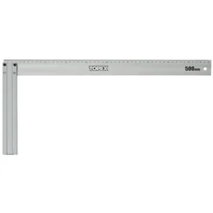 Topex Kątownik budowlany aluminiowy 500 x 235 mm 30C365 - Inne urządzenia pomiarowe - miniaturka - grafika 1