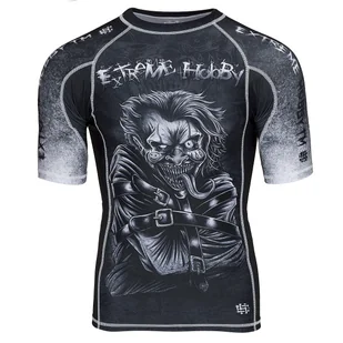 Extreme Hobby, Rashguard męski termoaktywny z krótkim rękawem, Psycho Clown, rozmiar XL - Kurtki narciarskie - miniaturka - grafika 1