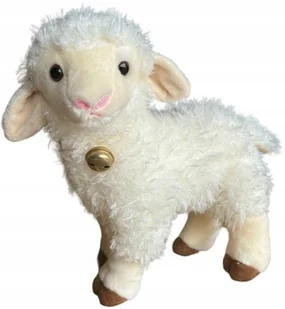 Maskotka Owieczka z dzwoneczkiem Owca - 30cm - Maskotki i pluszaki - miniaturka - grafika 1