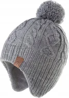 Czapki damskie - Czapka zimowa z ociepleniem, narciarska, unisex 49CM AHAHA - miniaturka - grafika 1