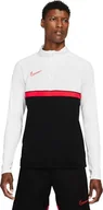 Bluzy męskie - Nike Bluza męska Nike Dri-FIT Academy 21 Drill Top biało-czarna CW6110 016 XL - miniaturka - grafika 1
