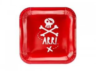 Party Deco Talerzyki urodzinowe Piraci - 20 cm - 6 szt. TPP15-007 - Urodziny dziecka - miniaturka - grafika 2