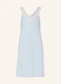 Bielizna nocna - Calida Koszula Nocna Elegant Dreams blau - miniaturka - grafika 1